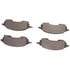 1551-2414-00 by DYNAMIC FRICTION COMPANY - 5000 Advanced Brake Pads - Ceramic