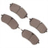 1551-2416-00 by DYNAMIC FRICTION COMPANY - 5000 Advanced Brake Pads - Ceramic