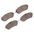 1551-2416-00 by DYNAMIC FRICTION COMPANY - 5000 Advanced Brake Pads - Ceramic