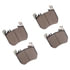 1551-2424-00 by DYNAMIC FRICTION COMPANY - 5000 Advanced Brake Pads - Ceramic