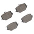 1551-2425-00 by DYNAMIC FRICTION COMPANY - 5000 Advanced Brake Pads - Ceramic