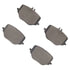 1551-2425-00 by DYNAMIC FRICTION COMPANY - 5000 Advanced Brake Pads - Ceramic