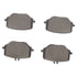 1551-2425-00 by DYNAMIC FRICTION COMPANY - 5000 Advanced Brake Pads - Ceramic