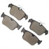 1551-2433-00 by DYNAMIC FRICTION COMPANY - 5000 Advanced Brake Pads - Ceramic