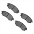 1552-0700-00 by DYNAMIC FRICTION COMPANY - 5000 Advanced Brake Pads - Semi Metallic