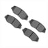 1552-0914-00 by DYNAMIC FRICTION COMPANY - 5000 Advanced Brake Pads - Ceramic