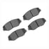 1552-0914-00 by DYNAMIC FRICTION COMPANY - 5000 Advanced Brake Pads - Ceramic