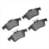 1552-1095-00 by DYNAMIC FRICTION COMPANY - 5000 Advanced Brake Pads - Low Metallic