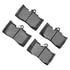 1552-1118-00 by DYNAMIC FRICTION COMPANY - 5000 Advanced Brake Pads - Ceramic