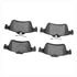 1552-1095-00 by DYNAMIC FRICTION COMPANY - 5000 Advanced Brake Pads - Low Metallic