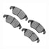 1552-1322-10 by DYNAMIC FRICTION COMPANY - 5000 Advanced Brake Pads - Ceramic