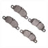 1552-1389-00 by DYNAMIC FRICTION COMPANY - 5000 Advanced Brake Pads - Low Metallic