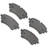 1552-2364-00 by DYNAMIC FRICTION COMPANY - 5000 Advanced Brake Pads - Low Metallic