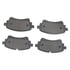 1552-2364-00 by DYNAMIC FRICTION COMPANY - 5000 Advanced Brake Pads - Low Metallic