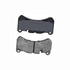 1600-1116-00 by DYNAMIC FRICTION COMPANY - Disc Brake Pad - Front, 5000 Euro Series, Ceramic, Integrally Molded