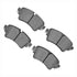 1600-1898-00 by DYNAMIC FRICTION COMPANY - 5000 Euro Ceramic Brake Pads