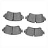 1600-1898-00 by DYNAMIC FRICTION COMPANY - 5000 Euro Ceramic Brake Pads