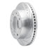 631-40078R by DYNAMIC FRICTION COMPANY - Brake Rotor - Drilled and Slotted - Silver