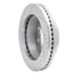 631-40078R by DYNAMIC FRICTION COMPANY - Brake Rotor - Drilled and Slotted - Silver