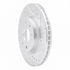 631-67012R by DYNAMIC FRICTION COMPANY - Brake Rotor - Drilled and Slotted - Silver