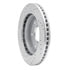 631-72053R by DYNAMIC FRICTION COMPANY - Brake Rotor - Drilled and Slotted - Silver