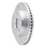 631-72053R by DYNAMIC FRICTION COMPANY - Brake Rotor - Drilled and Slotted - Silver