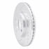 63114000L by DYNAMIC FRICTION COMPANY - Brake Rotor - Drilled and Slotted - Silver