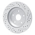 830-13046L by DYNAMIC FRICTION COMPANY - Geoperformance Rotor - Drilled and Slotted