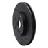 633-03051R by DYNAMIC FRICTION COMPANY - Brake Rotor - Drilled and Slotted - Black