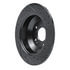 633-21029L by DYNAMIC FRICTION COMPANY - Brake Rotor - Drilled and Slotted - Black