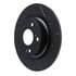 633-59067R by DYNAMIC FRICTION COMPANY - Brake Rotor - Drilled and Slotted - Black