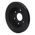 633-67091R by DYNAMIC FRICTION COMPANY - Brake Rotor - Drilled and Slotted - Black