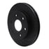 633-67091R by DYNAMIC FRICTION COMPANY - Brake Rotor - Drilled and Slotted - Black