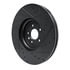 63320032L by DYNAMIC FRICTION COMPANY - Brake Rotor - Drilled and Slotted - Black