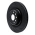 63326006R by DYNAMIC FRICTION COMPANY - Brake Rotor - Drilled and Slotted - Black