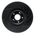 63321044L by DYNAMIC FRICTION COMPANY - Brake Rotor - Drilled and Slotted - Black