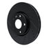 63347050L by DYNAMIC FRICTION COMPANY - Brake Rotor - Drilled and Slotted - Black