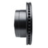 63354227L by DYNAMIC FRICTION COMPANY - Brake Rotor - Drilled and Slotted - Black