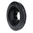 63354227L by DYNAMIC FRICTION COMPANY - Brake Rotor - Drilled and Slotted - Black