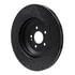 63363166L by DYNAMIC FRICTION COMPANY - Brake Rotor - Drilled and Slotted - Black