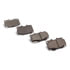 1551-0436-00 by DYNAMIC FRICTION COMPANY - 5000 Advanced Brake Pads - Ceramic