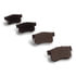 1551-0537-00 by DYNAMIC FRICTION COMPANY - 5000 Advanced Brake Pads - Ceramic