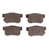 1551-0537-00 by DYNAMIC FRICTION COMPANY - 5000 Advanced Brake Pads - Ceramic