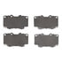 1551-0436-00 by DYNAMIC FRICTION COMPANY - 5000 Advanced Brake Pads - Ceramic