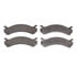 1551-0784-00 by DYNAMIC FRICTION COMPANY - 5000 Advanced Brake Pads - Ceramic