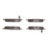 1551-0813-00 by DYNAMIC FRICTION COMPANY - 5000 Advanced Brake Pads - Ceramic