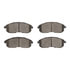 1551-0815-10 by DYNAMIC FRICTION COMPANY - 5000 Advanced Brake Pads - Ceramic