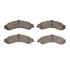 1551-0834-00 by DYNAMIC FRICTION COMPANY - 5000 Advanced Brake Pads - Ceramic