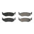 1551-0898-00 by DYNAMIC FRICTION COMPANY - 5000 Advanced Brake Pads - Semi Metallic