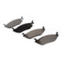 1551-0898-00 by DYNAMIC FRICTION COMPANY - 5000 Advanced Brake Pads - Semi Metallic